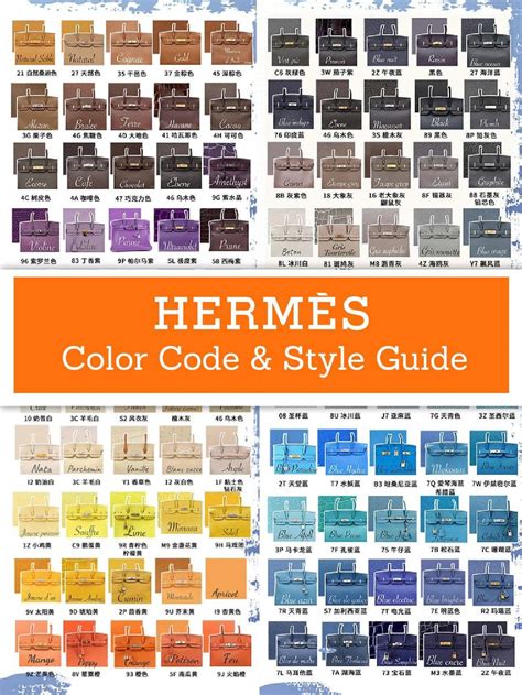 4 89 hermes|Hermes color codes.